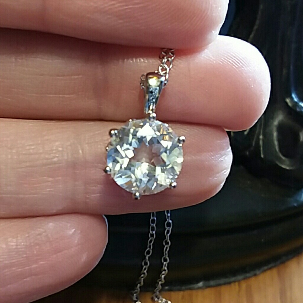 💃HERKIMER DIAMOND QUARTZ NECKLACE - Picture 2 of 8